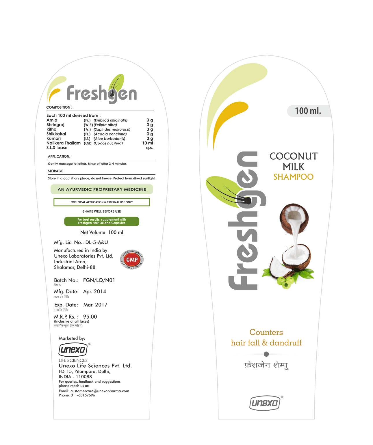 Freshgen Hair SHAMPOO