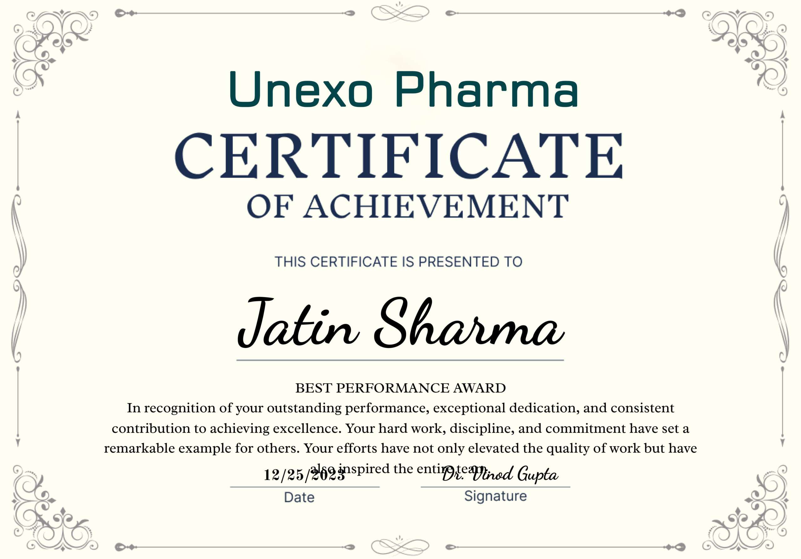 Certificate 2 Unexo Pharma scaled